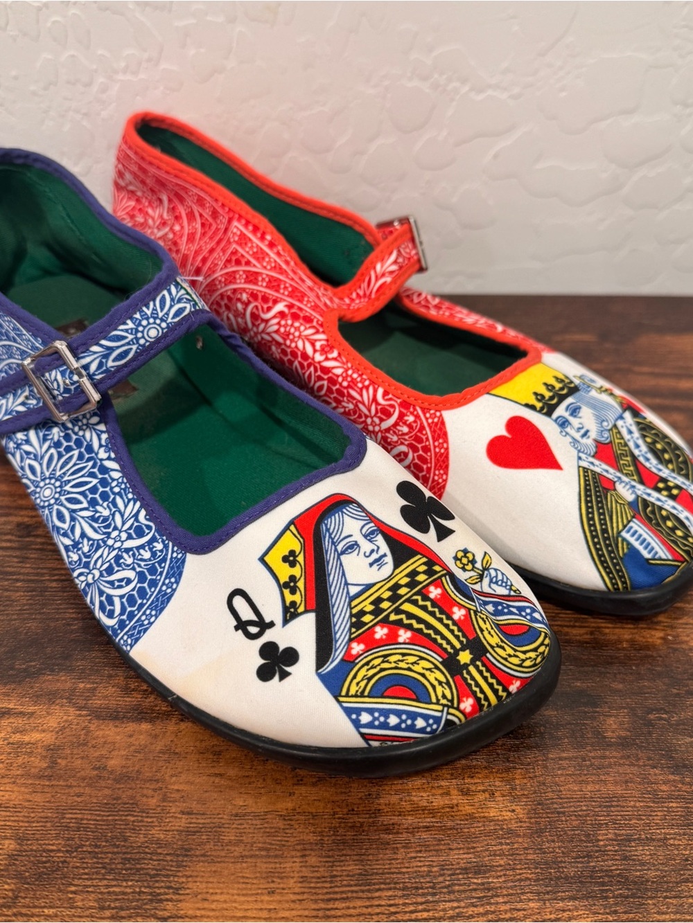 Hot Chocolate Design Chocolaticas Lady Poker King Queen Mary Jane Flats Size 9